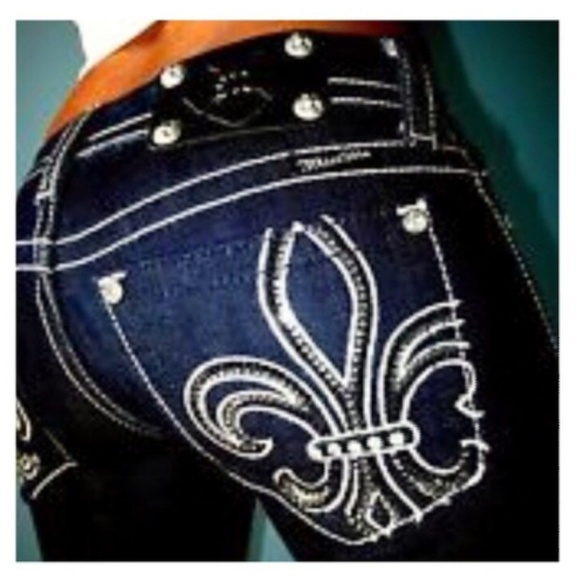 Miss Me Denim - Miss me fleur de lis bootcut jeans